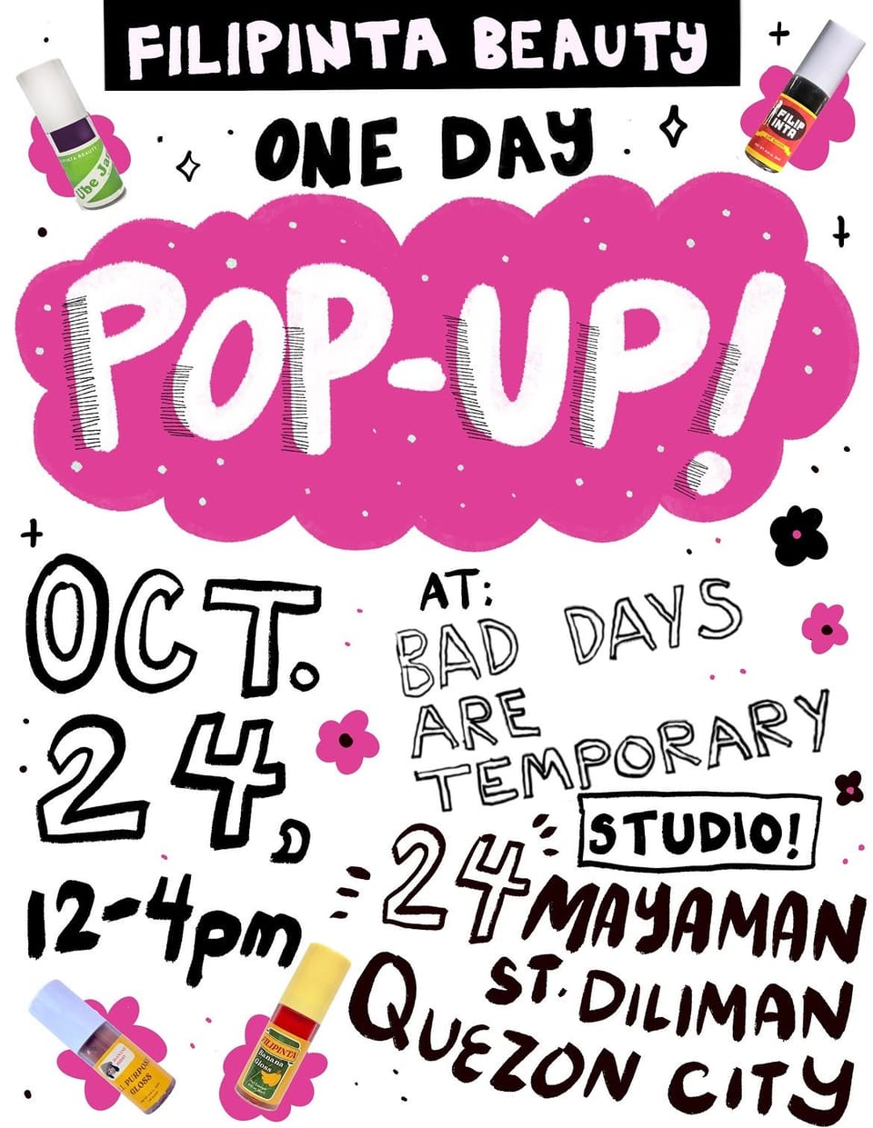 filipinta beauty one day pop-up